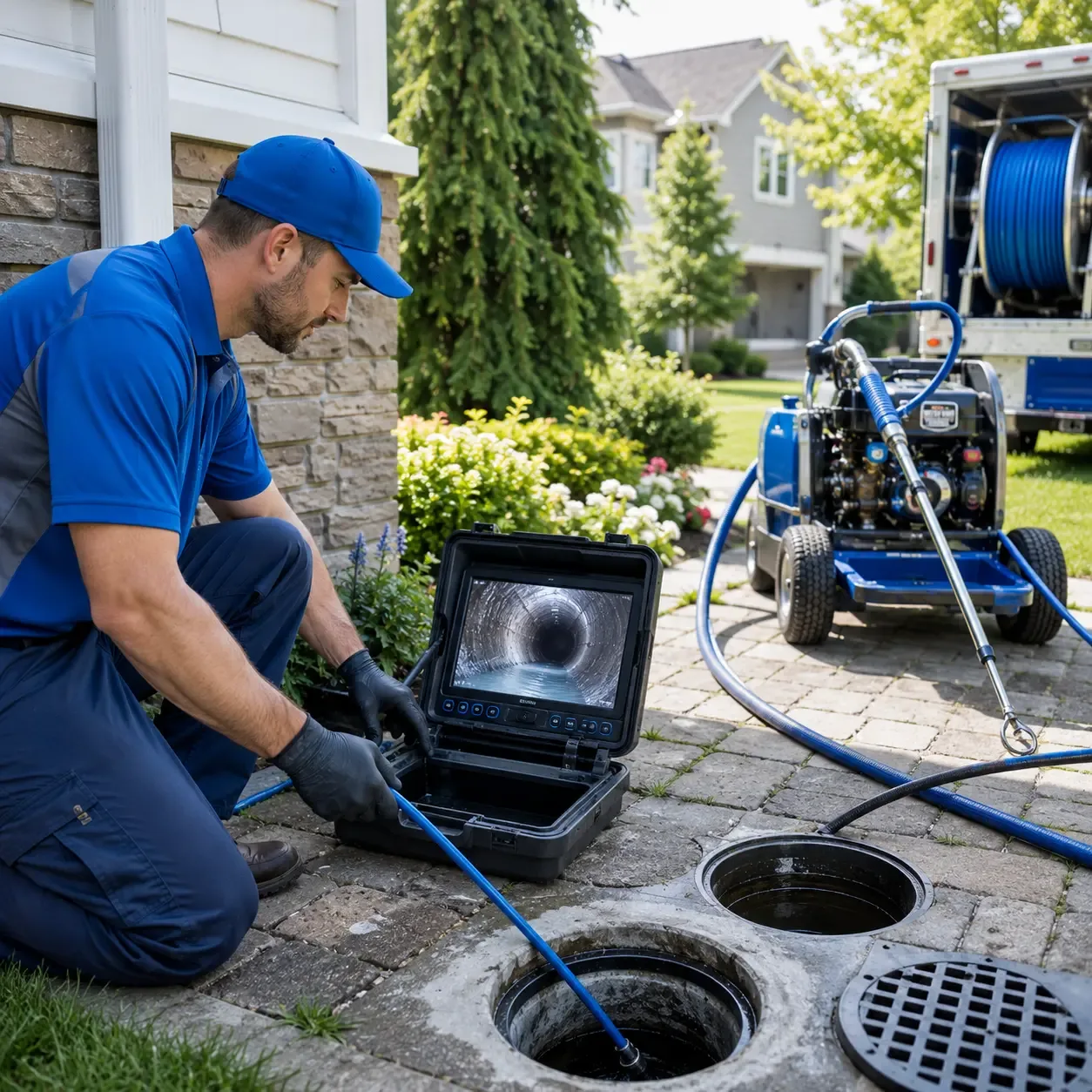 Outdoor drain cleaning professionals serving New Salisbury, IN
